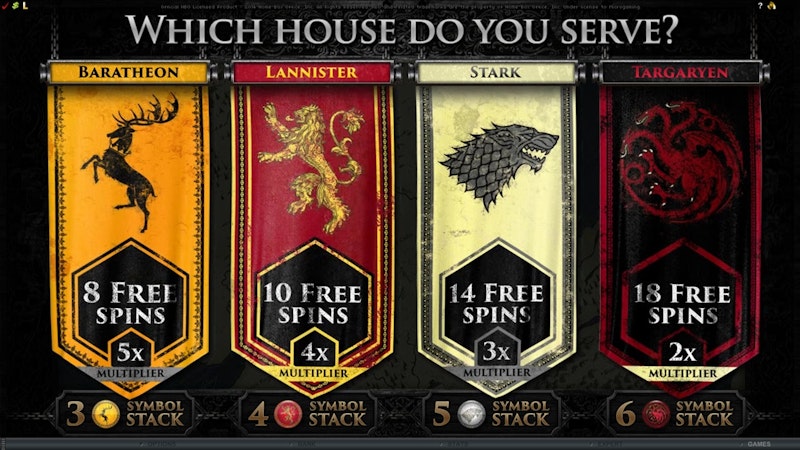 Try Game of Thrones from Microgaming