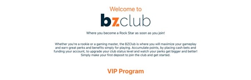 BZeebet VIP Program