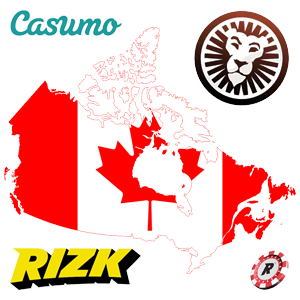 Canadian Casinos on a map