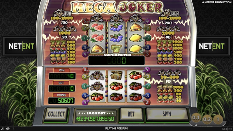 Try Mega Joker by NetEnt