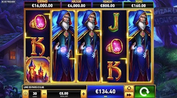 Blue Wizard Slot from Playtech