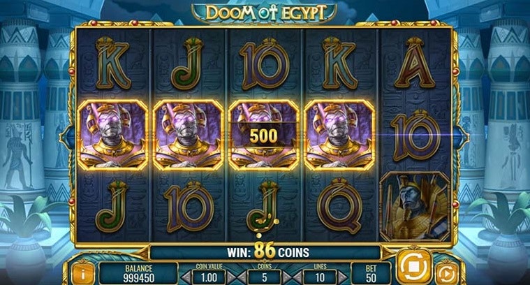 Doom of Egypt from Play’n GO