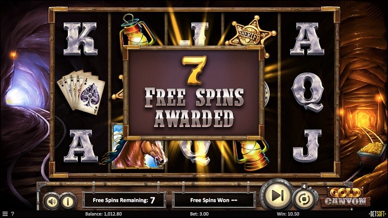 Gold Canyon Slot from Betsoft