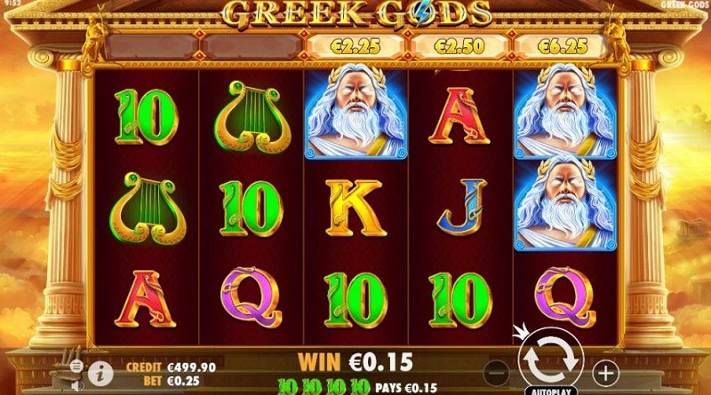 Greek Gods from Pragmatic Play