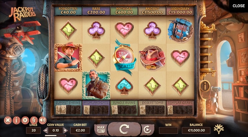 Jackpot Raiders from Yggdrasil