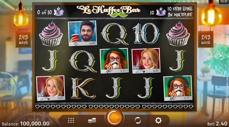 Le Kaffe Bar from Microgaming