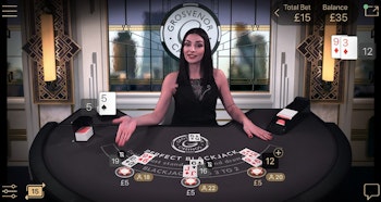 Live Perfect Blackjack from NetEnt