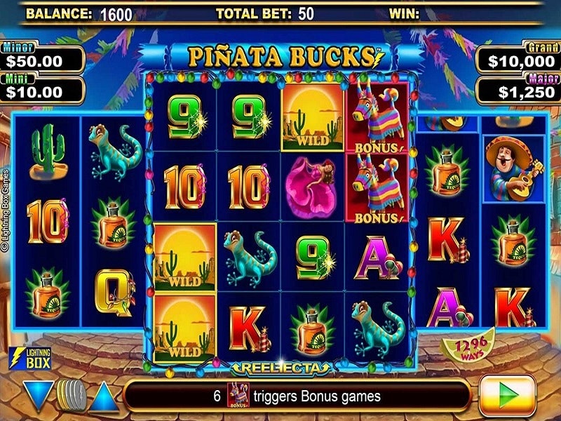 Piñata Bucks Slot from Lightning Box Very Entertaining Game Here!
