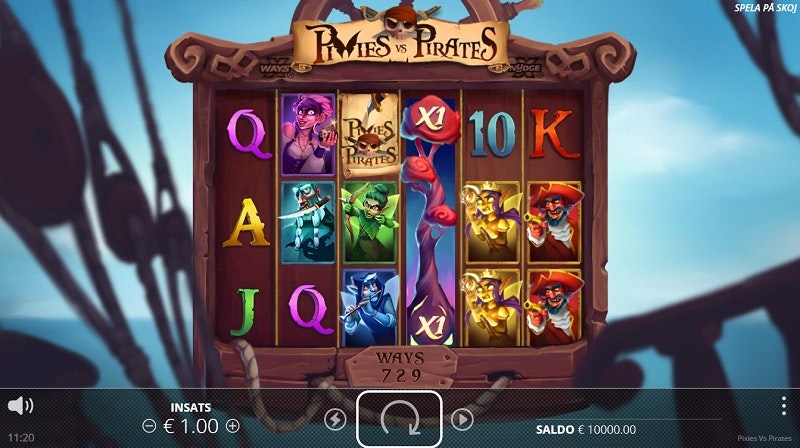 Pixies vs Pirates Slot from Nolimit city