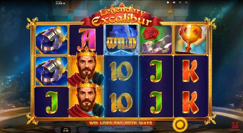 Legendary Excalibur slot from Red Tiger Gaming