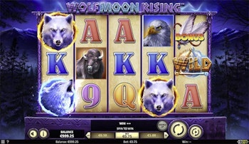Wolf Moon Rising Slot from Betsoft Gaming
