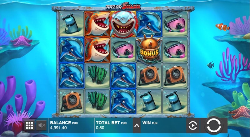 Try Razor Shark from Push Gaming