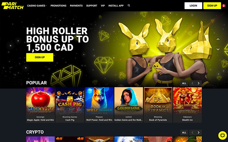 Parimatch Casino » Claim C$1250 Bonus Today!