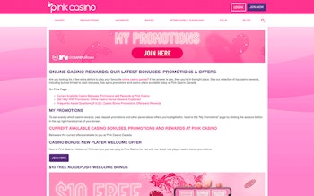 Pink Casino Bonus