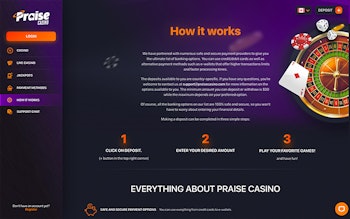 Praise Casino Bonus