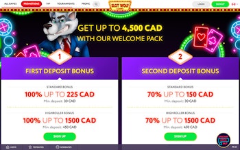 SlotWolf Casino Bonus