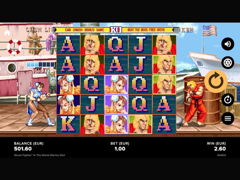 Play Street Fighter II by NetEnt
